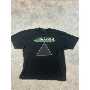 Pink Floyd Shirt Mens 3XLT Black The Dark Side Of The Moon Band Graphic Tee‎